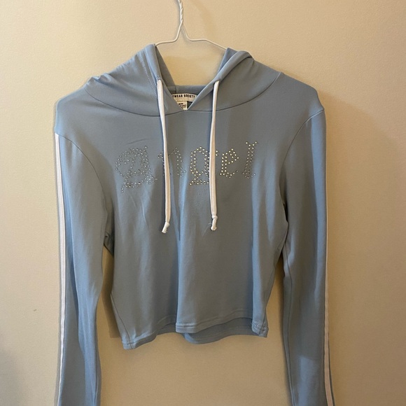 Streetwear Society Tops - Angel Blue Hoodie by street wear society